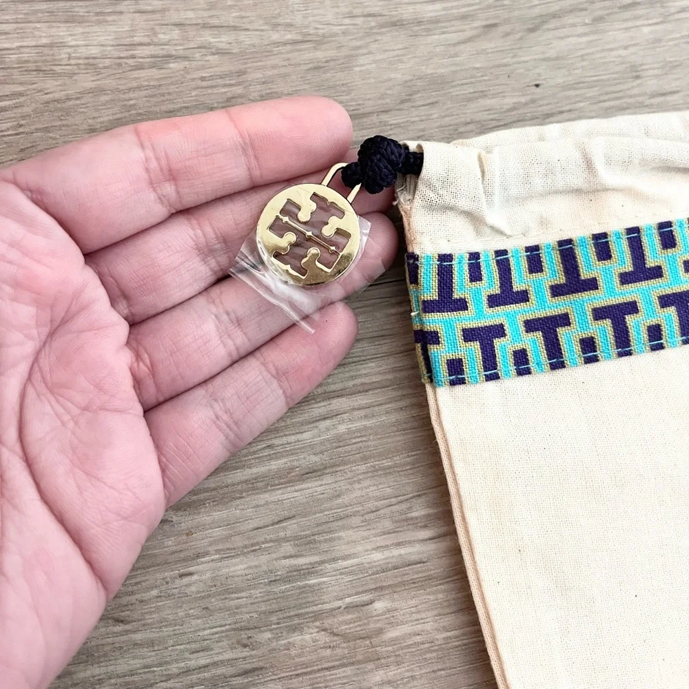 NEW Tory Burch Designer Linen Shoe Clothes Dust Bag Fabric Linen Storage Pouch